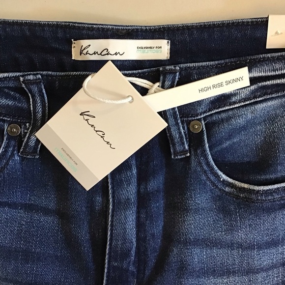 KanCan 27W NWT High Rise Skinny Women’s Jeans Frayed Hems Maurices 123138 - Picture 6 of 9